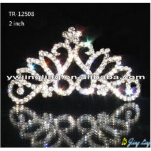 Bridal Tiara Silver Crystal Crowns