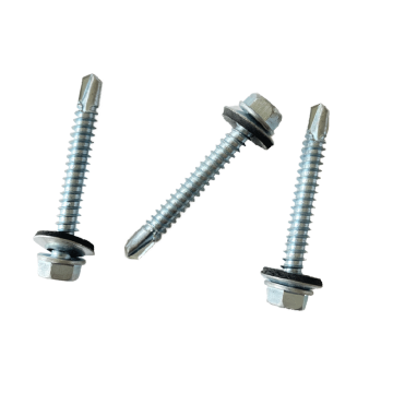 Factory price hex washer head self drilling screw