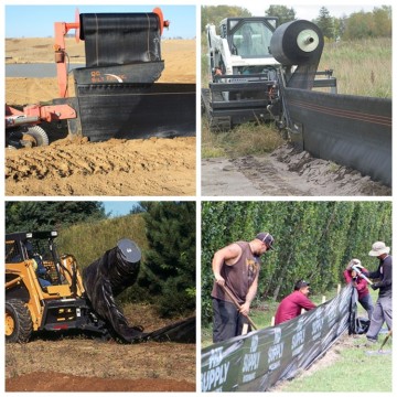 Membrana de tecido de paisagem de barreira resistente