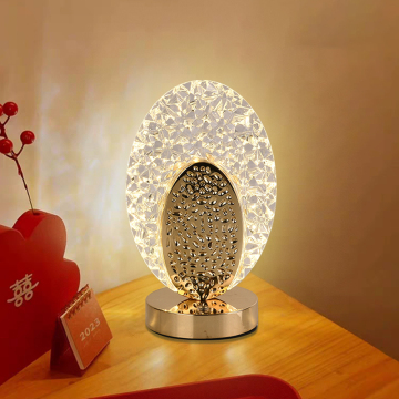 Grosir USB Touch Touch Crystal LED LED Lampu Table