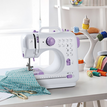 Mini máquinas de costura de hogares funcionales para principiantes