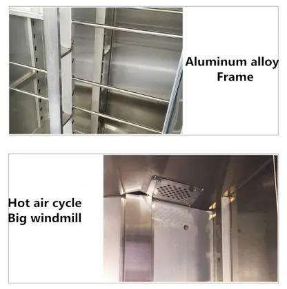 Electric Fermentation Machine: 32 Trays Two Doors Bread Baking Proofer