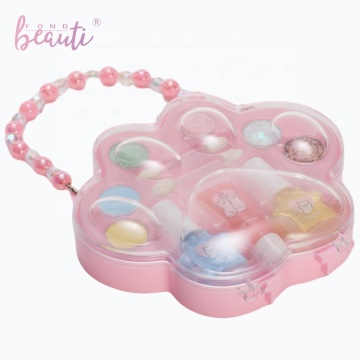 Wholesale Customized Non-toxic Makeup Set with Plastic Carrying Case for Kids Girls