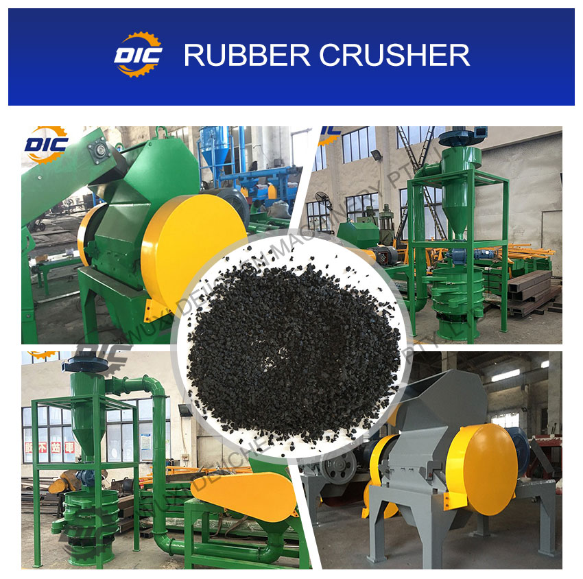 rubber crusher machine from DIC MACHINERY
