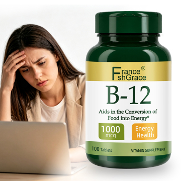 Shecome Vitamin-B12-Tabletten, Energie, Vitalität, Unterstützung