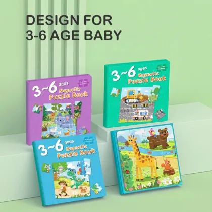 ULi Factory Wholesale: Magic Jigsaw Puzzle Board Books for Early Learning and Kids
