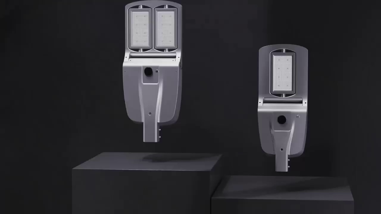 Outdoor Waterproof Solar Street Light with Integrated Solar Panel