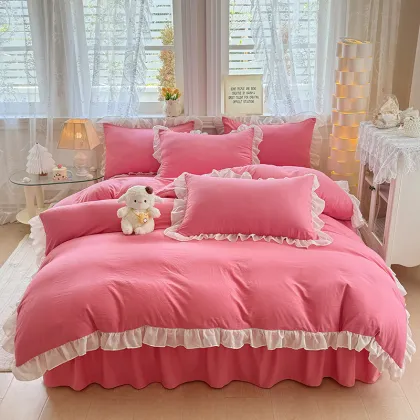 Bean Paste Lace Solid Color quilt