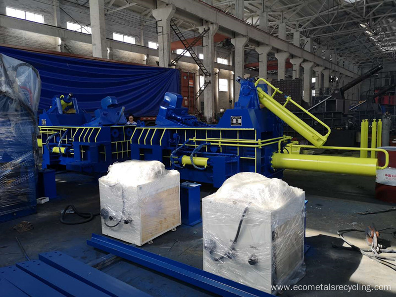 Scrap Metal Aluminum Iron Recycling Baler Machine