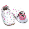 Colorful Printing Baby Soft Leather Slippers Shoes