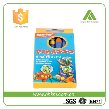 Colored Pencils Crayons Supplier Gel Wax Pencil
