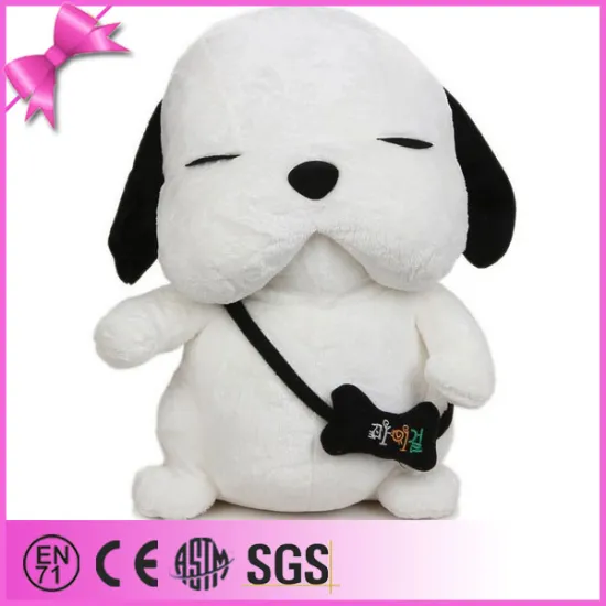2014 wholesale china guangdong snow plush dog toy