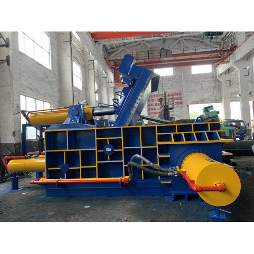 Hydraulic Scrap Metal Baler Machine With Octagonal Bale