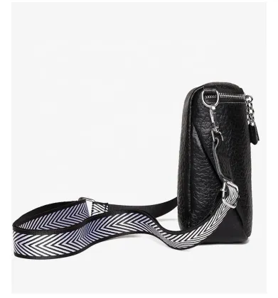 Genuine Leather Crossbody Head Layer Cowhide Mini Phone Bag for Ladies