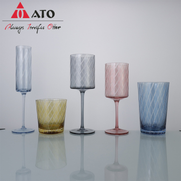 Colorful Glass Cups Glass of Water Cup