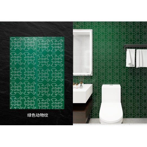 แผ่นผนัง SPC ทนไฟ การหุ้มบำรุงรักษาต่ำ