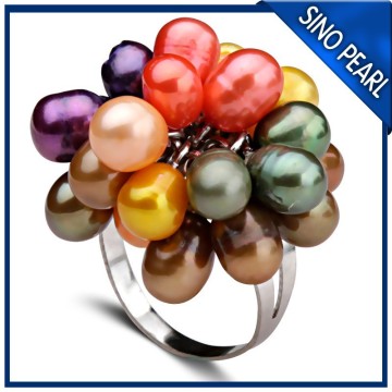 AA 5-7MM modern engagement ring freshwater pearl ring PR053