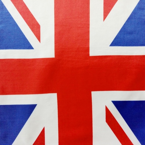 Silk printing polyester UK national hand banner 30*45CM