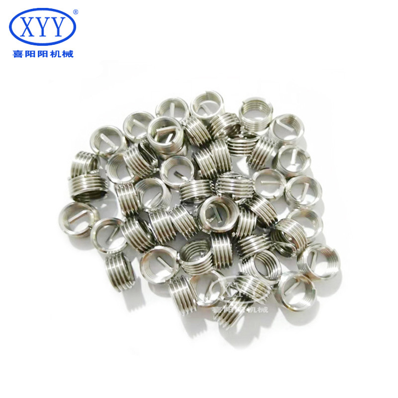 Custom Size 304  Stainless Steel  M5*0.8*1d Wire Thread Insert Industrial