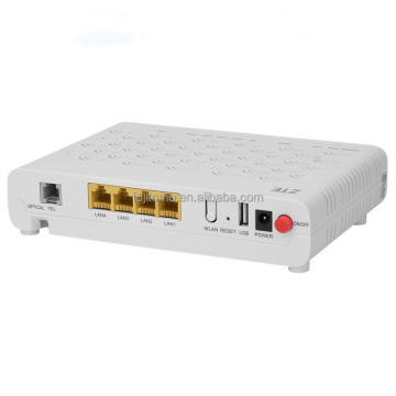 使用ZTE F460 FTTB EPON ONUルーターモデム-4 LANポート + 2音声 + USB + WiFi