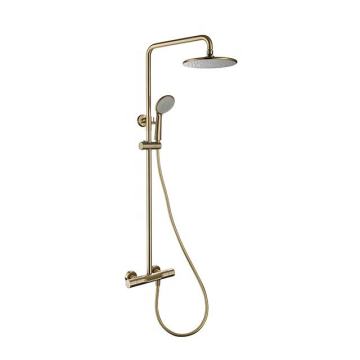Wholesale High-End 3 Function Brass Constant Temperature Shower Faucet Sets for Bathroom