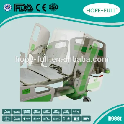 Seven function ICU bed
