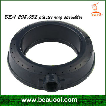 Plastic ring sprinkler for lawn and garden water fountain sprinkler