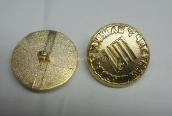 New Design Cuff Links Cuff Button Gold Cufflinks with Customized Logo