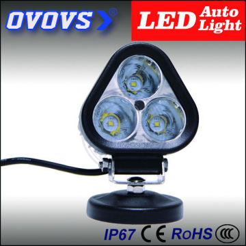 OVOVS cars accessories triangle high quality 30w work light led for truck offroad