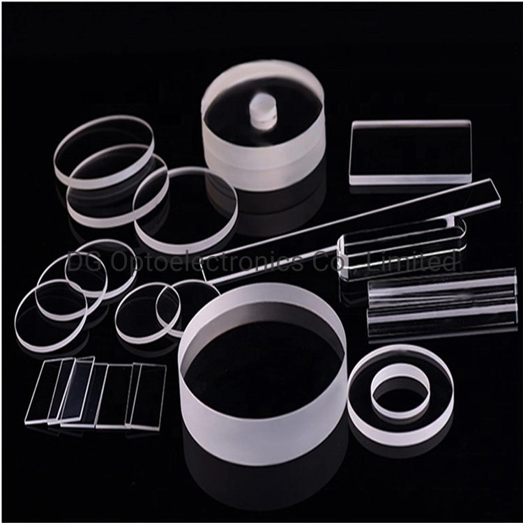 Optical glass rod lens fused silica glass