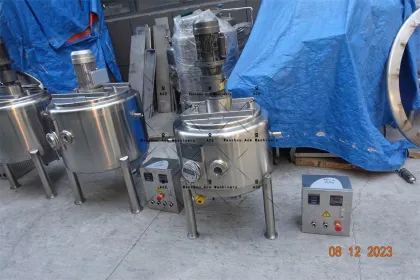 300L Stainless Steel Industrial Pasteurization Mixer for Cow Milk and Yogurt
