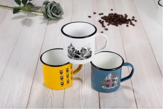 Custom Enamel Camping Mug or Cup for Drinkware