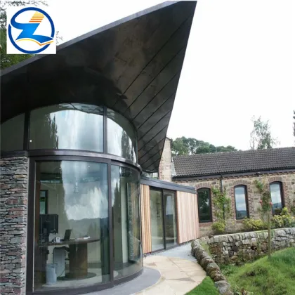 Custom Bent Glass for Curved Window Design