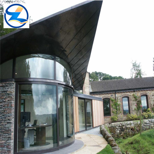 Curved tempered laminated glass bent double toughened glass