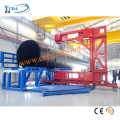 Plastic cutting machine for hdpe pipe and fittings