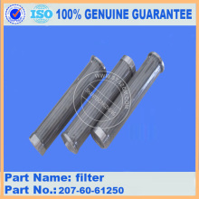 excavator spare parts filter 207-60-61250 for PC300-7