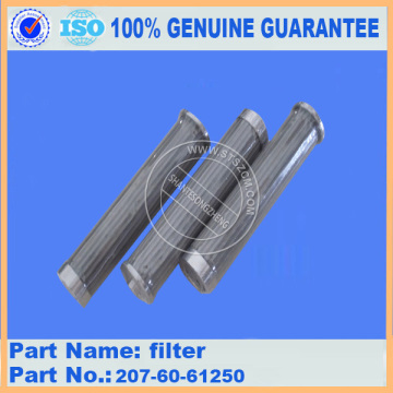 excavator spare parts filter 207-60-61250 for PC300-7