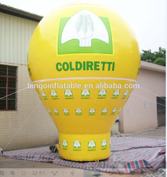 inflatable advertising ground ball model with digital printing wonderful for commercial