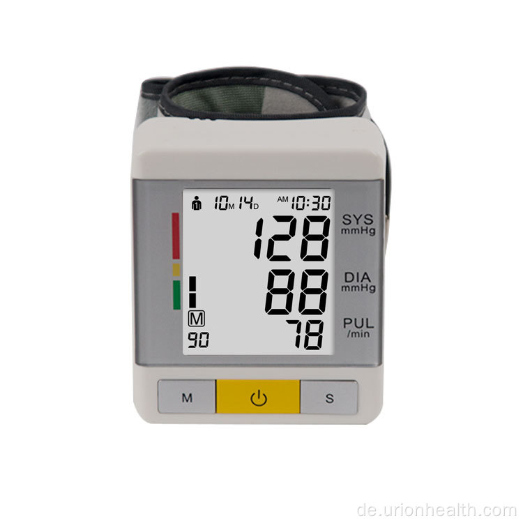 Medizinische Verwendung vollautomatischer Handgelenk-Blutdruckmessgerät