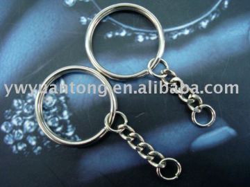 28mm Fashion Metal Key Ring Nickel Plated