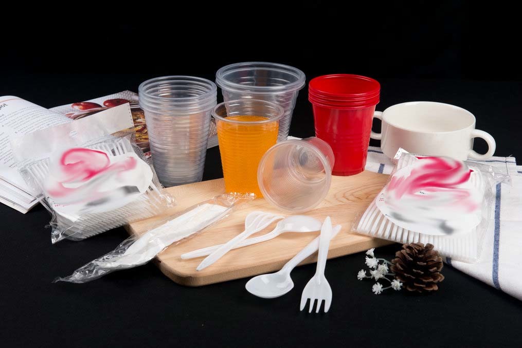 PP Heavy Duty PS Dollar Tree Pet Plastic 12oz Cups Forks Spoon Disposable Cutlery