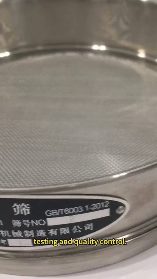 Essential 304 Stainless Steel Material Particle Size Analysis Standard for Scientific Research Test Sieve