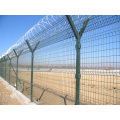 Valla de seguridad de valla de aeropuerto galvanizado de alta calidad