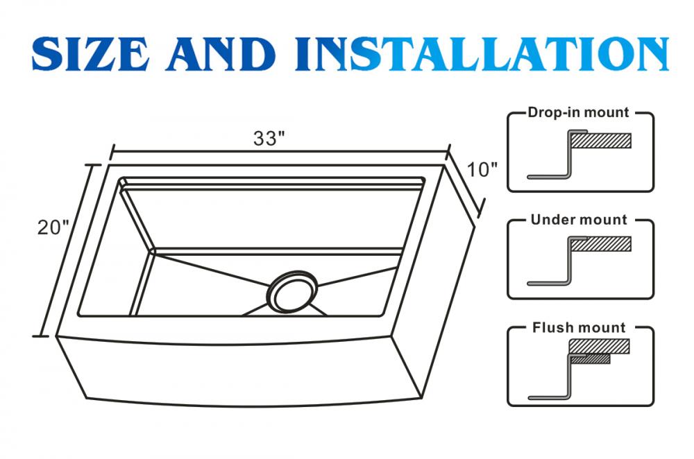 33 Inch Sink