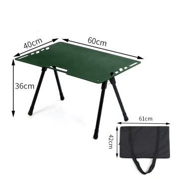 Mesa de campamento plegable ligero portátil de venta caliente para picnics al aire libre
