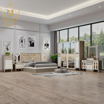 High-End B2B Bedroom Furniture Sets for Hotels - King/Queen Size with Storage