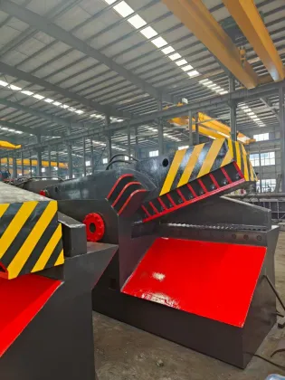 scrap steel rebar cutting machine