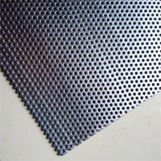 Perforated Metal Mesh as Protective Cover of Machine