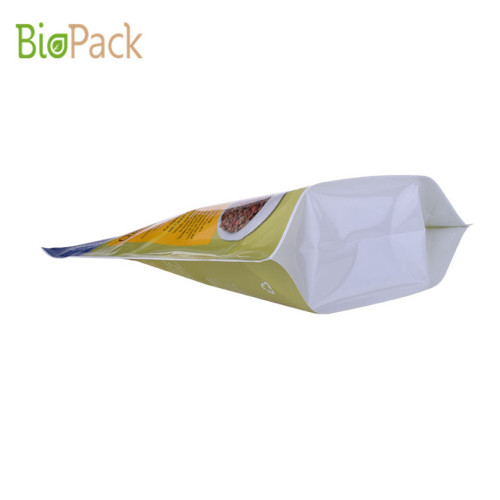 Biodedradable plast Stand Up Pouch Pouch Pet Food Bag med Customised Printing