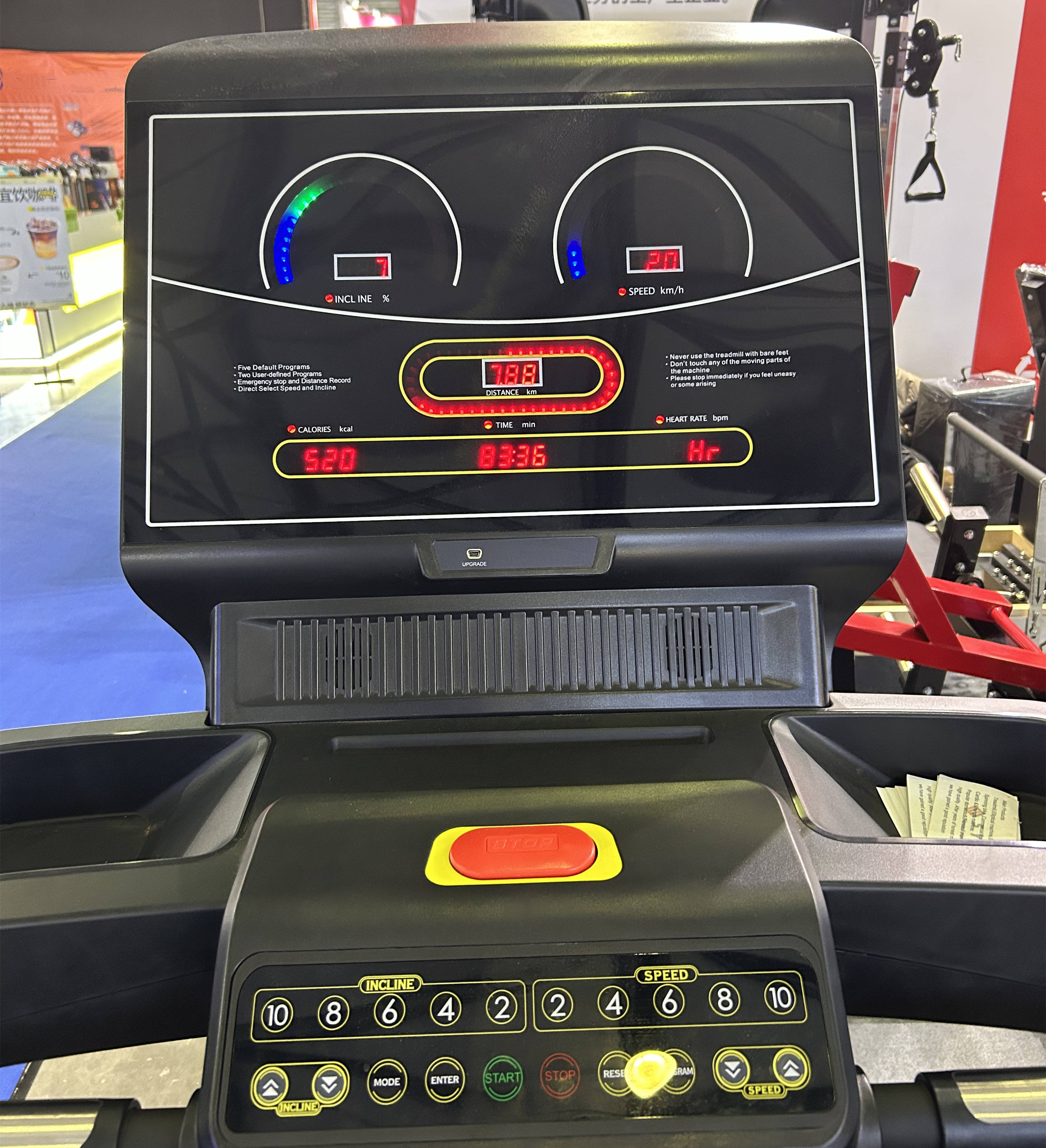 Wholesale price electric screen commercial treadmill